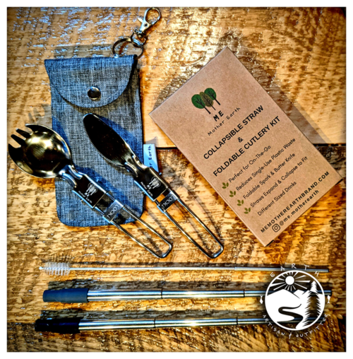 Collapsible Straw & Cutlery Kit