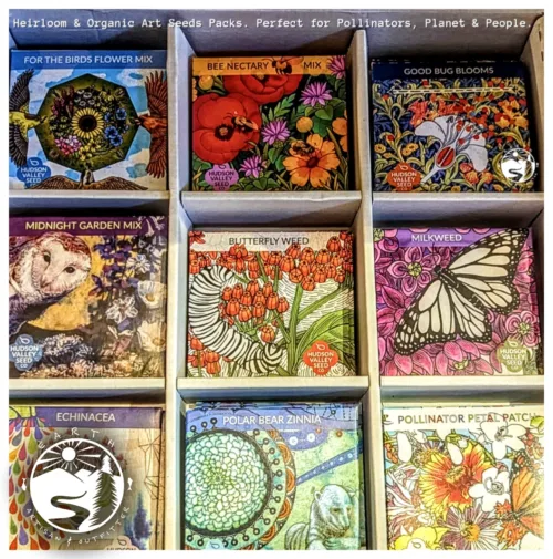 Heirloom and Organic Art Seed Packs