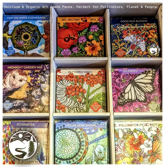 Heirloom and Organic Art Seed Packs